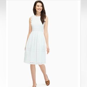 Kate Spade Casual Spade White Eyelet Dress